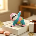thumbnail image 5 of syligr Colorful Sloth Figurine 4Inch with Vibrant Multi-Color Design and Interactive Pose, Dopamine Decor for Desk Shelf Display, Cute Animal Collectible for Teens Room Decor, Unique Gift for Friend, 5 of 8