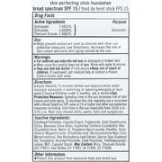 BLK/OPL True Color Skin Perfecting Stick Foundation SPF 15, Kalahari Sand, 0.5 oz, Multi-Use, Skin-Like Finish