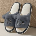 thumbnail image 5 of LHUnf Fuzzy Slippers For Women House Indoor Cozy Winter Slippers Indoor Shoes With Adorable Cat Print Design Bedroom Winter Shoes, 5 of 5
