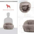 thumbnail image 4 of Best Friends by Sheri Deep Dish™ Sherpa Cuddler Pet Dog Bed, Standard Gray, 4 of 6