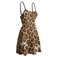 thumbnail image 4 of Jaguar Spotted Wildcat Coat Sleeveless Dresses Slip Dress Women's Dresses Dresses For Womens, 4 of 6