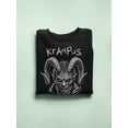 thumbnail image 3 of Krampus Made Me Do It Scary Christmas Men's Sweatshirt, 3 of 4