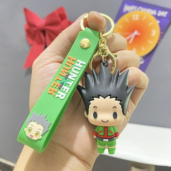 Creative Hunter × Hunter Xiaojieqi Keychain Pendant Cartoon Three-dimensional Doll Pendant Car Key Chain