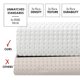 thumbnail image 3 of Clara Clark Cortina de ducha blanca – Cortinas de ducha impermeables para baño, cortina de ducha de tela tipo gofre, cortina de baño resistente, cortina de ducha de tela de 72 x 72, cortina de ducha d, 3 of 5