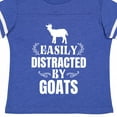 thumbnail image 4 of Inktastic Easily Distracted by Goats Boys or Girls Toddler T-Shirt, 4 of 5