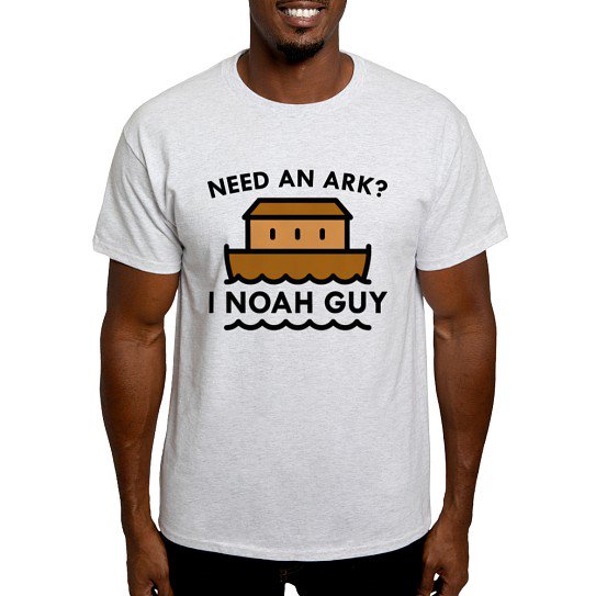 CafePress - Need An Ark? Dark T Shirt - Men's Classic Cotton T-Shirts