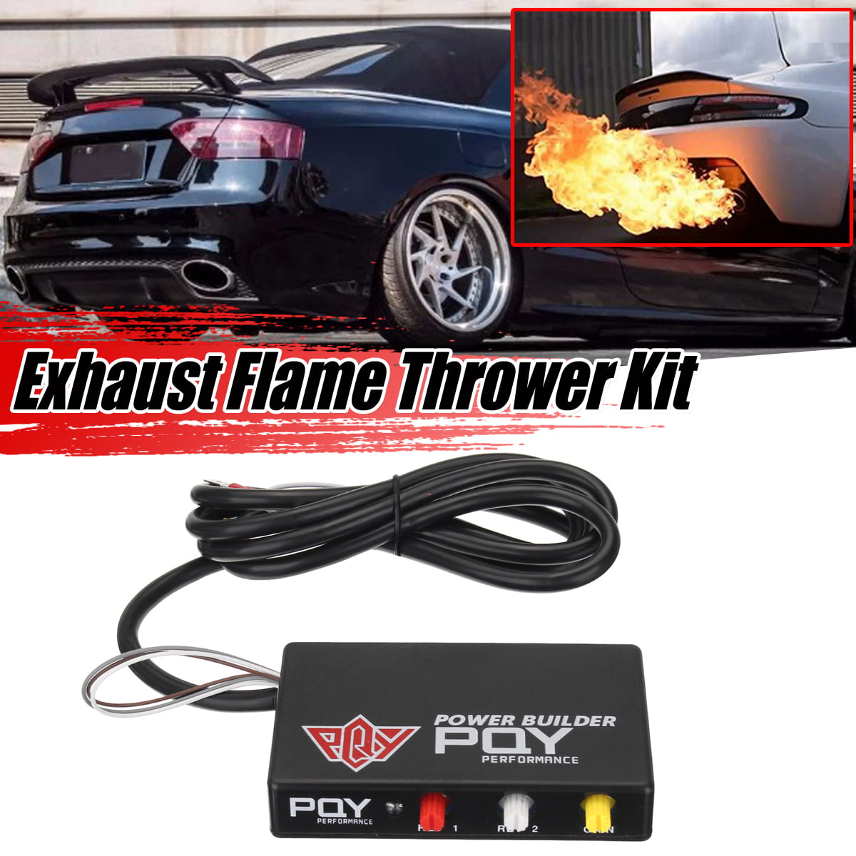 Engines Performance Rev Limiter Power Builder Exhaust Flame Fire Thrower Kit Car