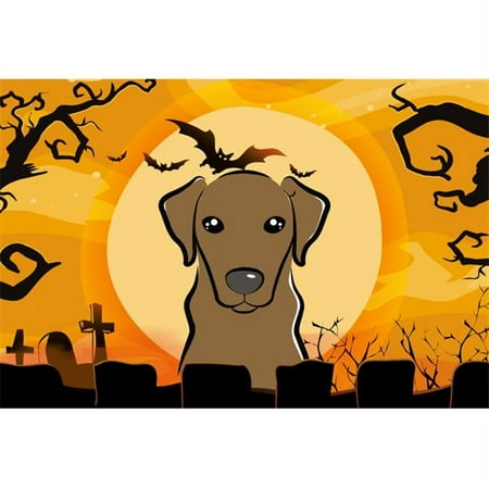 

Halloween Chocolate Labrador Fabric Placemat