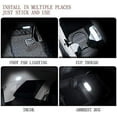 thumbnail image 4 of 4pcs Wireless Car Interior LED Lights, Car Interior LED Lights, USB Rechargeable Car Interior Lights, Magnetic Car Interior Lights Free Installation (4pcs 7 Colors), 4 of 5