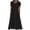 Black, variant on Dresses for Women Casual Polka Dots Round Neck Short Sleeve Maxi Dress Beach Vacation Wedding Guest Dresses