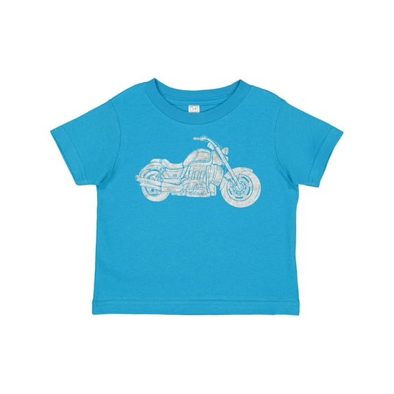 Inktastic Distressed Motorcycle Boys or Girls Toddler T-Shirt