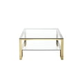 thumbnail image 3 of Pangea Home Laurence Metal Coffee Table in Polished Gold, 3 of 4