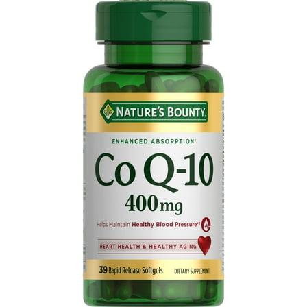 Nature's Bounty Co Q-10 Maximum Strength Softgels, 400 Mg, 39 Ct