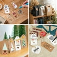 thumbnail image 5 of Jinsinto 200PCS Gift Tag Brown and White Kraft Paper Tag,Round Heart Rectangle Blank Tags,Wedding Tag, 5 of 5