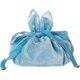 thumbnail image 1 of Drawstring Makeup Bag Lazy Travel Cosmetic Bag Makeup Pouch Storage Organizer with Cute Rabbit Ear for Women and Girl (Light Blue), 1 of 4