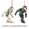 thumbnail image 3 of Bearachild Colgante de mono de árbol de Navidad para el hogar, colgantes de figuritas DIY, diseño de escena exquisita interesante, decoración Kits de decoración para fiestas Marrón, 3 of 6
