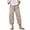 BH-Multicolor, variant on QATAINLAV Wamen 2025 Summer Elastic Waist Harem Pants with Pockets Casual Tulips Hem Linen Beach Capris Fashion Print Plus Size Loose Cropped Trousers Multicolor XXXXL Ofertas Relampago de Hoy