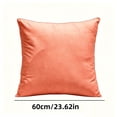 thumbnail image 2 of Decorative Throw Pillow Covers Square Soft Cushion Cases, Solid Farmhouse Coastal Pillow Shams for Sofa Couch Bed Chair, Indoor Outdoor Patio Garden Home Decor 24x24 Inch, 2 of 4