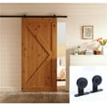 thumbnail image 2 of 4-8FT T Style Sliding Barn Single Door Hardware Track Kit ,Easy Install, 2 of 5