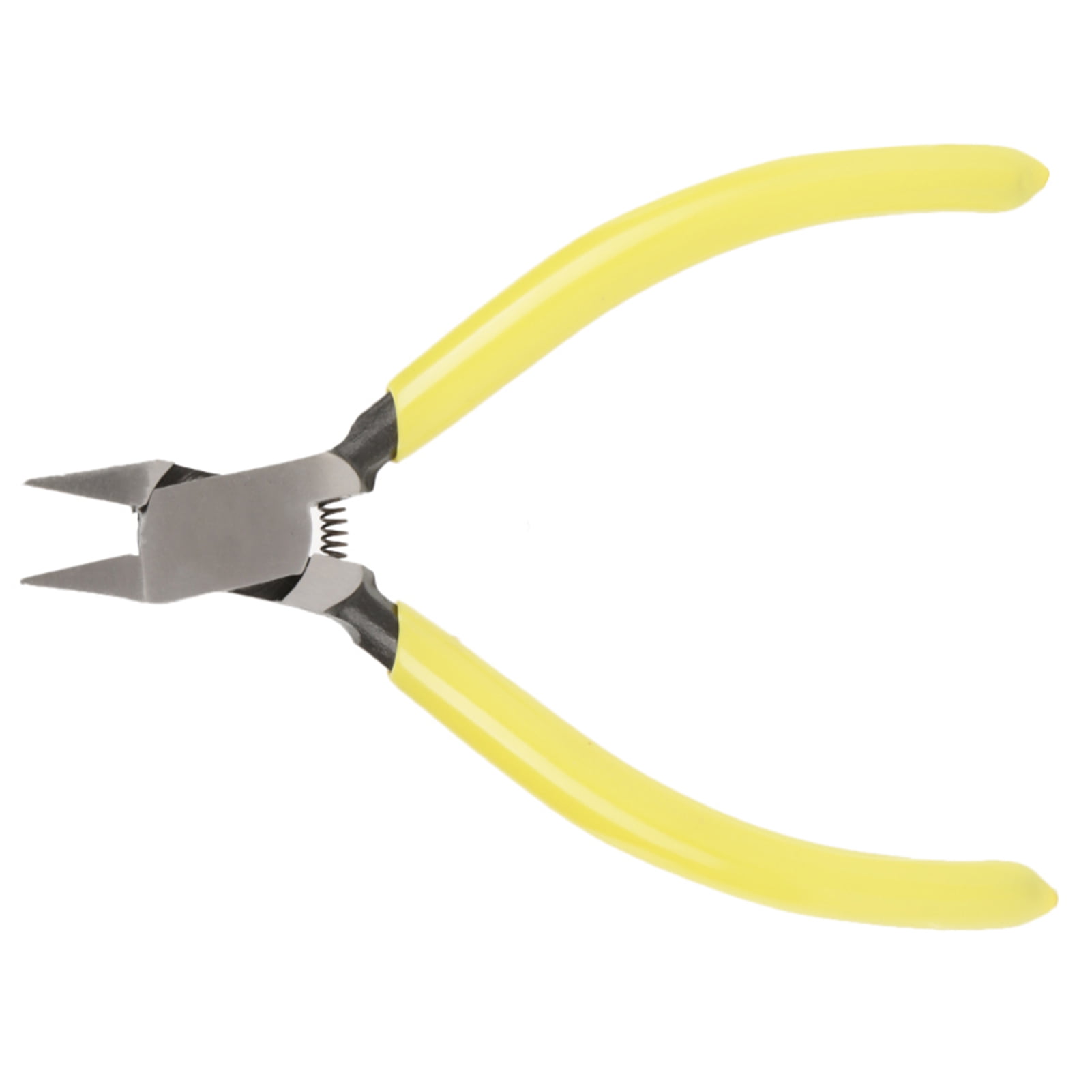 Diagonal Wire Cutter, Yellow Diagonal Plier, Spring Design For Cut Soft