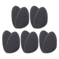 thumbnail image 2 of 5 Pairs Sandals High Foot Pads Reusable Soft Ball of Foot Cushions Forefoot Pads for Women Prevention Pads - Black, 2 of 8