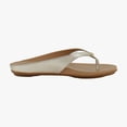 thumbnail image 6 of Aerosoles Fisher Women's Sandals Gold Metallic Textured Faux Leather Size 5.5 M, 6 of 8