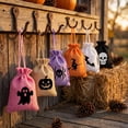 thumbnail image 7 of Cififendec 6Pcs Halloween Burlap Drawstring Gift Bags, 5.5"×3.9", Portable Pouches for Party Candy Favors Small Item Storage, Holiday Treat Packaging, 7 of 7