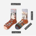 thumbnail image 3 of 10 Pack Patterned Mens Crew Socks Creative Oil Painting Art Casual Socks For Female, 3 of 5