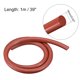 thumbnail image 2 of Inserto de silicona flexible, 39" de largo, tira de sellado de silicona resistente a altas temperaturas de 16 mm de diámetro (rojo), 2 of 2
