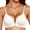 White, variant on MVRLSH Sports Jelly Bras for Women Wireless Deep Backless Comfort Support for Small Bust Daily Underwear Strapless Bra