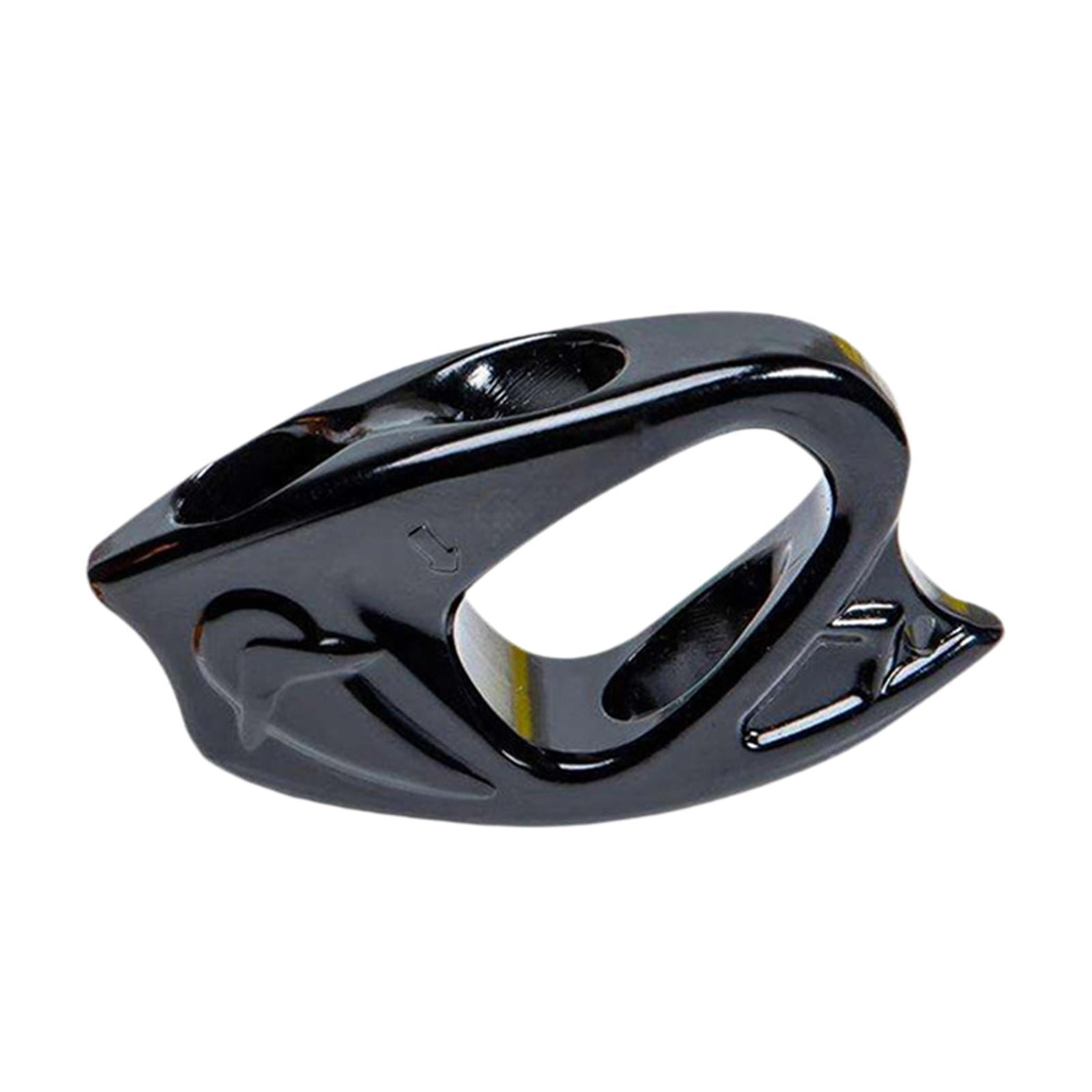 simhoa Rope Ascender Clamp Adjustable Self Locking Grip Lightweight Aluminum Rope Clamp Riser Clip for Rock Climbing Rappelling Arborist Gear Suitable for Outdoor Protection Training Black