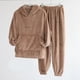 thumbnail image 4 of Conjunto de Pijama de lana Coral para hombre y mujer, ropa de dormir gruesa, holgada, suave y cálida, para el hogar, Invierno, 4 of 4