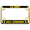 Gold, variant on [Officially Licensed Product] - Motorcycle Metal License Plate Frame with U.S. Army 101st Airborne Division (Air Assault) Design - Chrome
