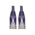 thumbnail image 1 of Eaton Tripp Lite Series Cat6 Gigabit Snagless Molded (UTP) Ethernet Cable (RJ45 M/M), PoE, Purple, 2 ft. (0.61 m) - Patch cable - RJ-45 (M) to RJ-45 (M) - 2 ft - UTP - CAT 6 - IEEE 802.3ab/IEEE 802.5 - molded, snagless, stranded - purple, 1 of 5