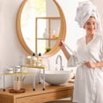 thumbnail image 3 of Estante Organizador de Baño Weenson de 2 Niveles en Esquina de Bambú, 3 of 8