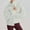 Gray, variant on Winter Fleece Jackets for Women Fashion Turtleneck Coats Solid Zipper Pockets Sweatshirts Casual Raglan Sleeve Crop Jacket 2025 Fall Outerwears