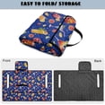 thumbnail image 5 of Yuyamidu Summer Fruits Golf Cart Seat Cover for 2-Seats Blue Golf Cart Seat Blanket with Front Pockets Golf Cart Accessories Decor Portable Comfortable and Keeps Warm in Winter, 5 of 8