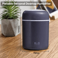 thumbnail image 2 of BCOOSS Humidifier for Room Home Quiet Ultrasonic Air Portable humidifiers for Bedroom,Navy Blue, 2 of 6