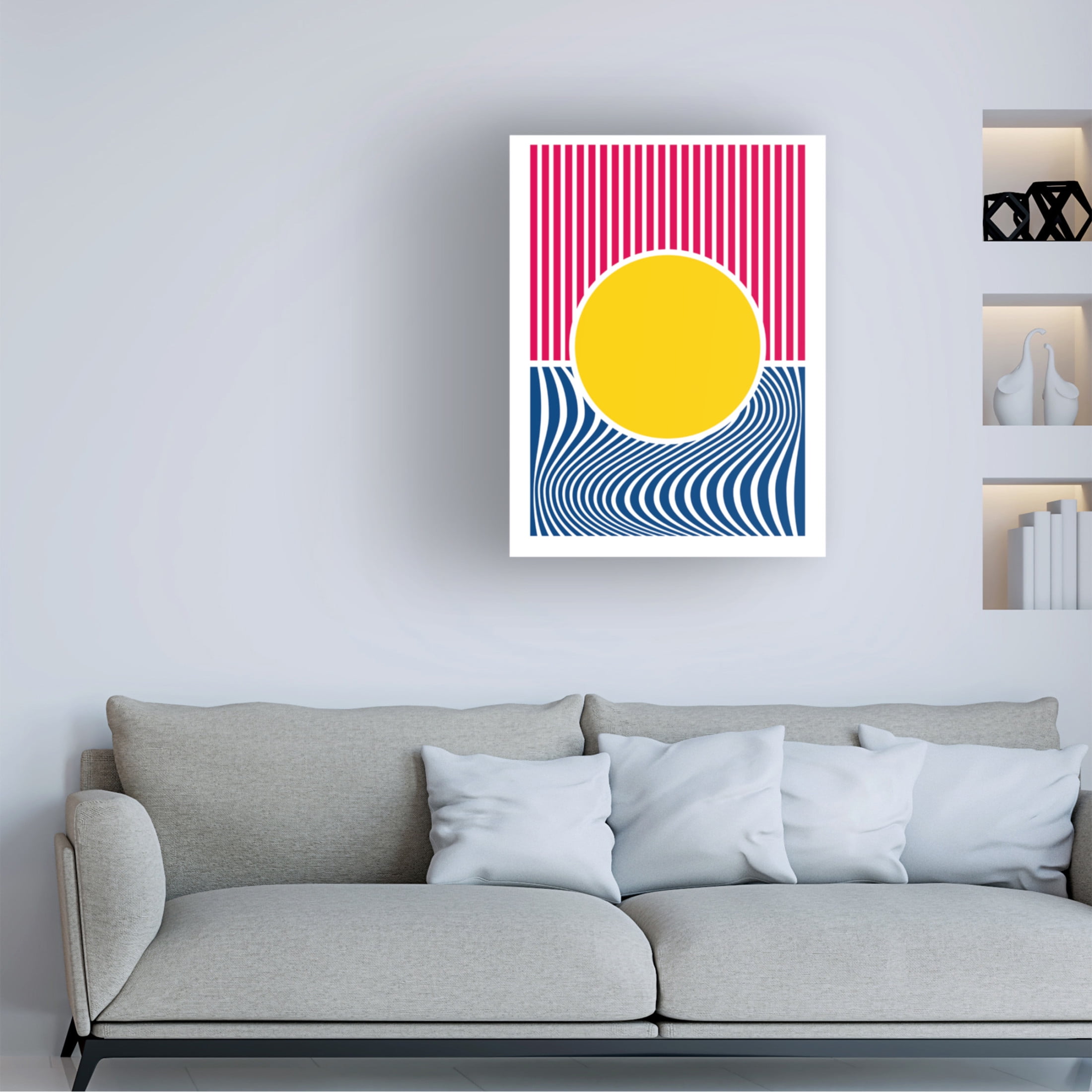 Trademark Fine Art SERGIO ORTIZ SIMPLE Canvas Wall Art