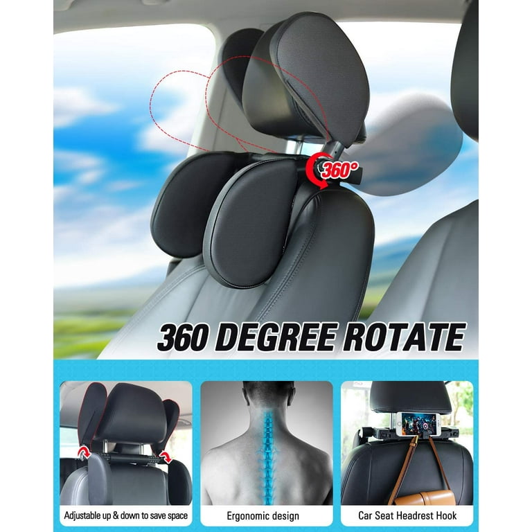1pc Car Seat Headrest Pillow, Adjustable Head Support Pillow Car Interior U  Shaped Pillow Travel Sleeping Cushion For Kids Adults, Shop Now For  Limited-time Deals