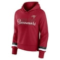 thumbnail image 2 of Women's Fanatics  Red Tampa Bay Buccaneers Over Under Pullover Hoodie, 2 of 7