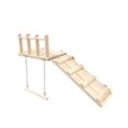 thumbnail image 1 of de perca loro con puestos de swing y escalera columpio columpio de accesorios de accesorios escaleras de trepadora de pájaros para conures, 1 of 9