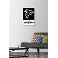 thumbnail image 2 of NFL Atlanta Falcons - Logo 21 Wall Poster with Pushpins, 14.725" x 22.375", 2 of 6