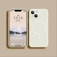 thumbnail image 2 of Liquid Silicone Protective Case For iPhone 15 14 13 12 11 Pro Max Plus Magnetic Wireless Charging For Magsafe Cover, 2 of 5