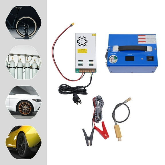 30MPA 12V/110V/220V High Pressure Air Pump PCP Compressor Auto-Stop Portable PCP Air Compressor