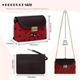 thumbnail image 7 of KUIFORTI Black Cat Small Crossbody Bag Fashion Medium Flap Crossbody Handbag with Chain Strap Hard-Wearing Comfortable Shoulder Bag for Women for Travel Daypack, 7 of 7