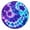 Purple Blue Tie, variant on Colorful Striped Tie Dye Pattern Round Fitted Tablecloth with Elastic Edge,Dining Table Cover Waterproof,Outdoor Round Tablecloth for Camping,Dining,Indoor and Outdoor