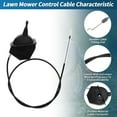 thumbnail image 5 of Unique Bargains No.746P06891/746-06891 Lawn Mover Throttle Cable for CUB Cadet ZT1-42 KH, ZT1-50 KH FAB, ZT1-54 KH FAB, ZT1-42 KH FAB, ZT1-46 KH FAB Throttle Choke Cable, 5 of 7