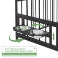 thumbnail image 6 of Aukfa 6.6'L x 6.6'W Metal Large Dog Kennel, Outdoor Pet Pens Animal Run Coop Fence with Roof Cover, 6 of 8