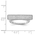 thumbnail image 5 of Sterling Silver Rhodium-plated CZ Ring QR6612, 5 of 5